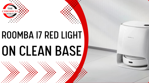 Roomba i7 Red light on Clean Base